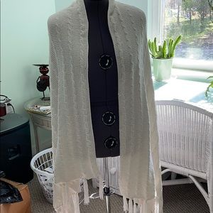 Lularoe white chenille Mimi